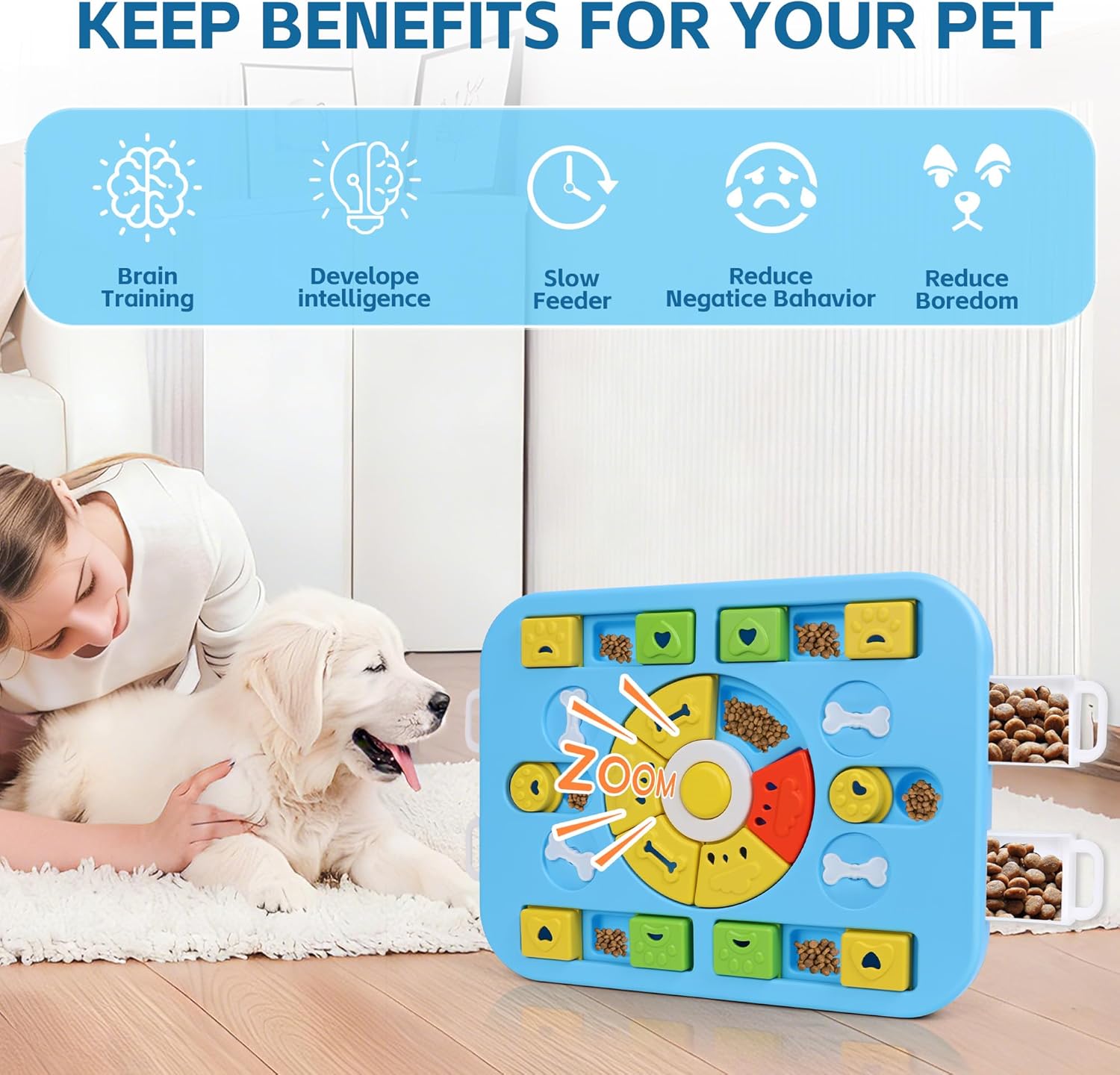 Dog Puzzle Toy for Smart Dogs