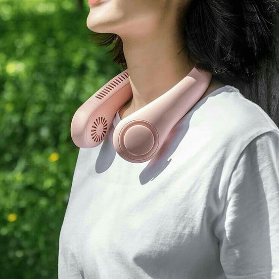 Portable Mute Multifunctional Hanging Neck Fan
